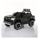 Camioneta Eléctrica Policia 12v Control Remoto Negro 605