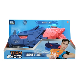 Pistola De Agua Beast Jet Dinosaurio 35cm Team Shotz
