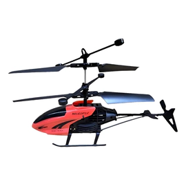 Helicóptero de Juguete Recargable USB Luz Led Doble Hélice Con Sensor ROJO