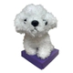 Peluche Perro Yifeng 909-1 Kit Con Bolso Y Peine 15 Cm