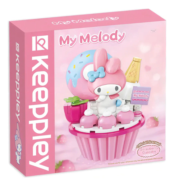 Hello Kitty Figura Para Armar 18cm Cupcake My Melody