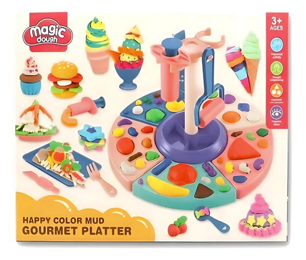 Set De Masas Moldeables Platillo Gourmet Magic Dough C/ Acc