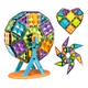 Juego Magnético Para Niños Y Niñas De 63 Piezas Multicolor
