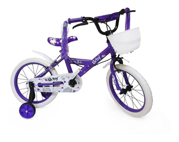 Bicicleta Infantil Rodado 12 Disney Marvel Rueditas Y Manija