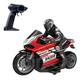 Motocicleta Deportiva A Radio Control Carga Usb Escala 1:10