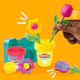 Set Masas Play Doh Moldea Exhibe Flores Pequeñas