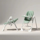 Silla De Comer Bebe C/ Mecedora Reclinable Y 3 Alturas Gugga