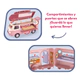 Casa Rodante Autobus Caravana Rosa Con Luz Y Sonido