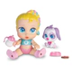 Super Cute Mamadera Con Mascota Mascara Y Accesorios Mini
