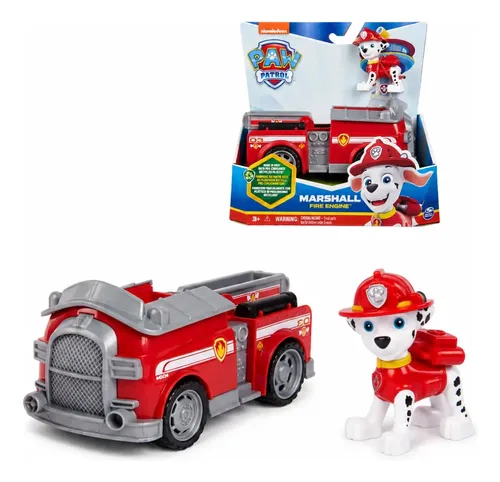 Paw Patrol Camion De Bomberos Marshall Con Figura Juguete