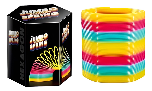 Resorte Jumbo Hexagonal Spring Hexagonal Multicolor
