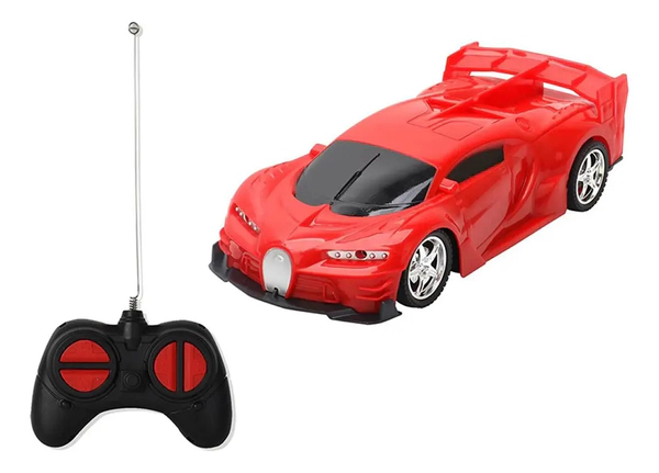 Auto Deportivo De Carrera Con Aleron A Radio Control