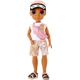 Muñeca Rainbow High Pacific Coast Finn Rosado Wabro Original