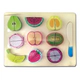 Juego De Encastre Figuras De Frutas Puzzle Didáctico Bebe