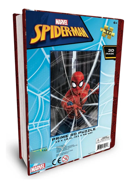 Rompecabezas Spiderman Telaraña 300 Piezas Puzzle Marvel