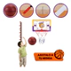 Tablero Aro De Basquet C/ Inflador Y Pelota Resitente Lakers