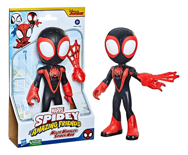 Spidey Hombre Araña Figura Articulada Miles Morales 22 Cm