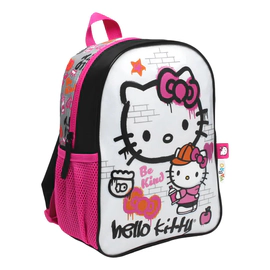 Mochila Escolar Hello Kitty Grafiti De Espalda 12' Wabro