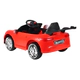 Auto A Batería 6v Deportivo Control Remoto Padres Sonido Luz ROJO