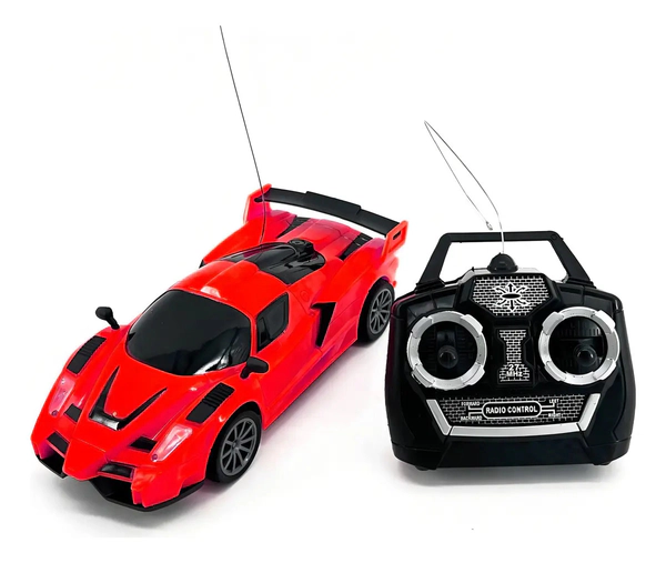 Auto Deportivo A Radio Control 4 Canales Con Luz