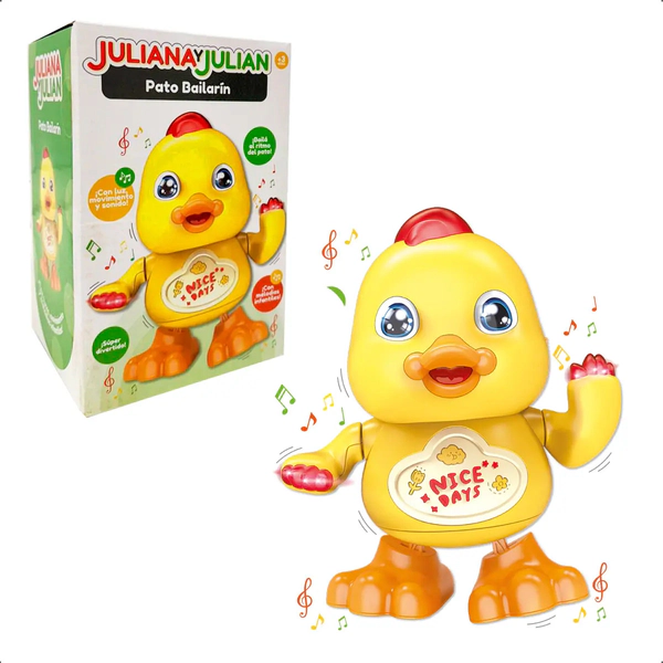 Juliana Y Julián Gorila Bailarín Divertido Con Luz Y Sonido