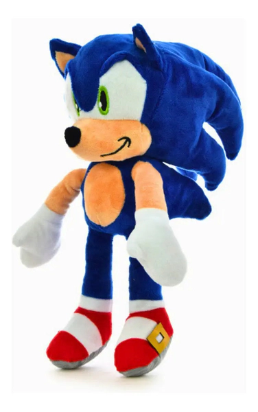 Peluche Sonic 25 Cm, Relleno Hipoalergénico - Phi Phi Toys