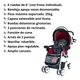 Cochecito Cuna Con Capota Para Bebé Fiat 500 Protección Uv