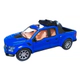 Camioneta Pick Up Color Negro A Fricción Detalles Realistas