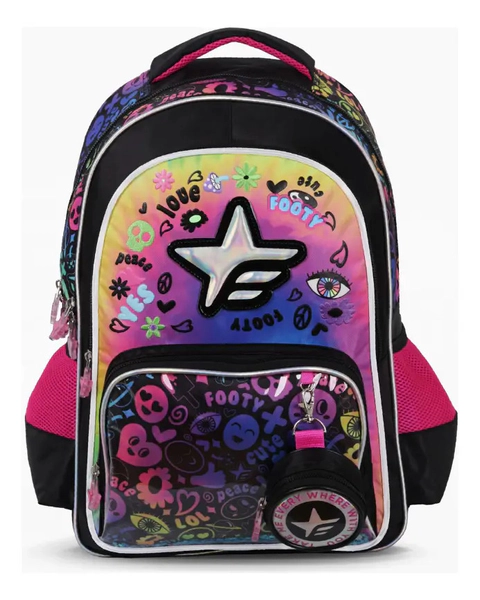 Mochila Footy Espalda 18 Hologram Star F6173