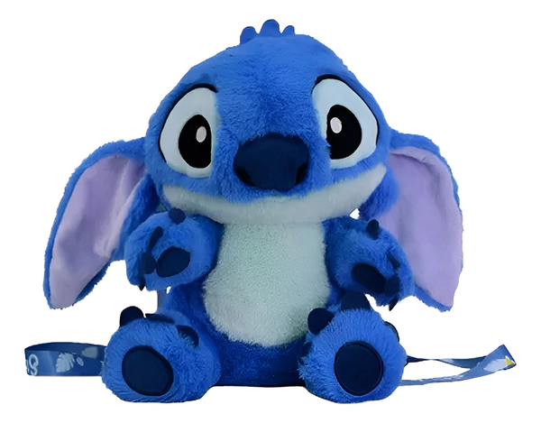 Stitch De Peluche Stitch Para Colgar Original Disney 30cm Azul