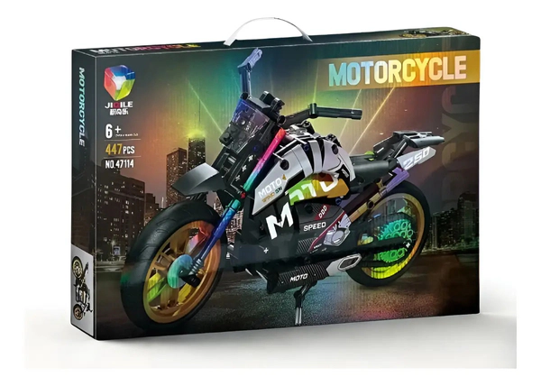 Moto Armable Bloques De Construccion 447 Piezas Motorcycle