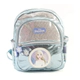 Mochila Frozen Elsa Celeste Espalda 12 Original Wabro