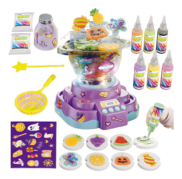 Kit Magic Water Elf Con Estación Mágica Y Figuras 3d Stem