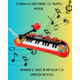 Piano Organo Teclado Musical Niños Cn Asiento Luces Y Sonido