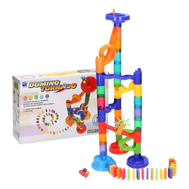 Laberinto De Bolitas 53 Piezas Con Domino Para Derribar