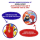 Mochila Escolar Spidey Villanos De Espalda 12' Surtido Wabro