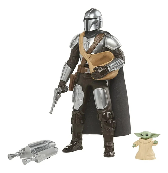 Figura Mandalorian Y Grogu Articulado 29cm Star Wars Hasbro