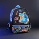 Mochila Stitch Disco 12 Espalda Azul