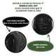 Mochila Escolar Chill Out De Espalda Negra 17' Zaphir