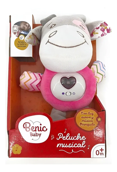 Peluche Vaquita/perrito Interactivos Con Luz Y Sonido