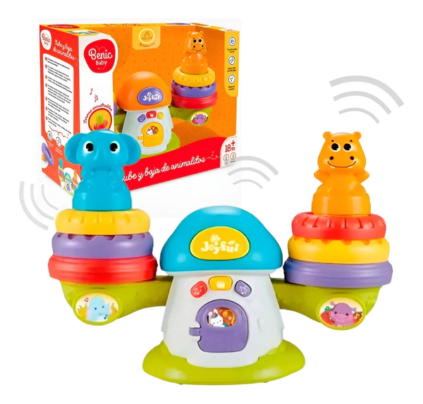 Sube Y Baja De Animalitos Para Bebés Con Sonidos Didactico