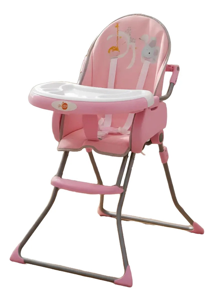 Silla Para Comer De Bebe Con Bandeja Extraíble Tela Lavable