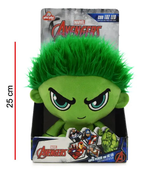 Peluche Capitan America Hulk Marvel Suave Coleccionable