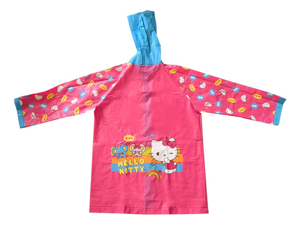 Piloto Para Lluvia Infantil De Hello Kitty Wabro Rosa M