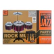 Batería Infantil Jazz Rock Con Banquito Set Musical 3+