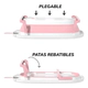 Bañera Para Bebé Plegable Antideslizante Con Patas Gugga