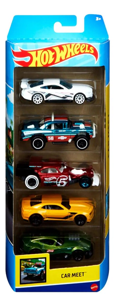 Hotwheels Pack X5 Autos Coleccionables Surtidos