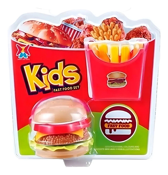 Comida De Juguete Hamburguesas Con Papas Fritas Envio Gratis