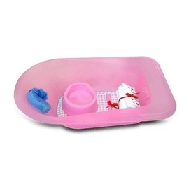 Bañera Para Bebote Con Esponja Pañal Y Mamadera Cariñito