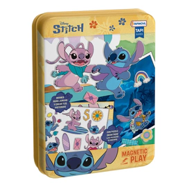 Rompecabezas Imantado Stitch Viaje Magnetic 2 Juegos Puzzle